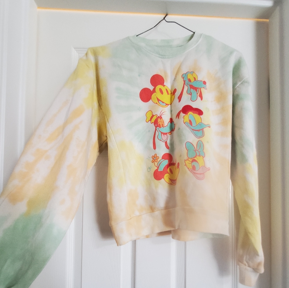 Tye dye Disney sweatshirt